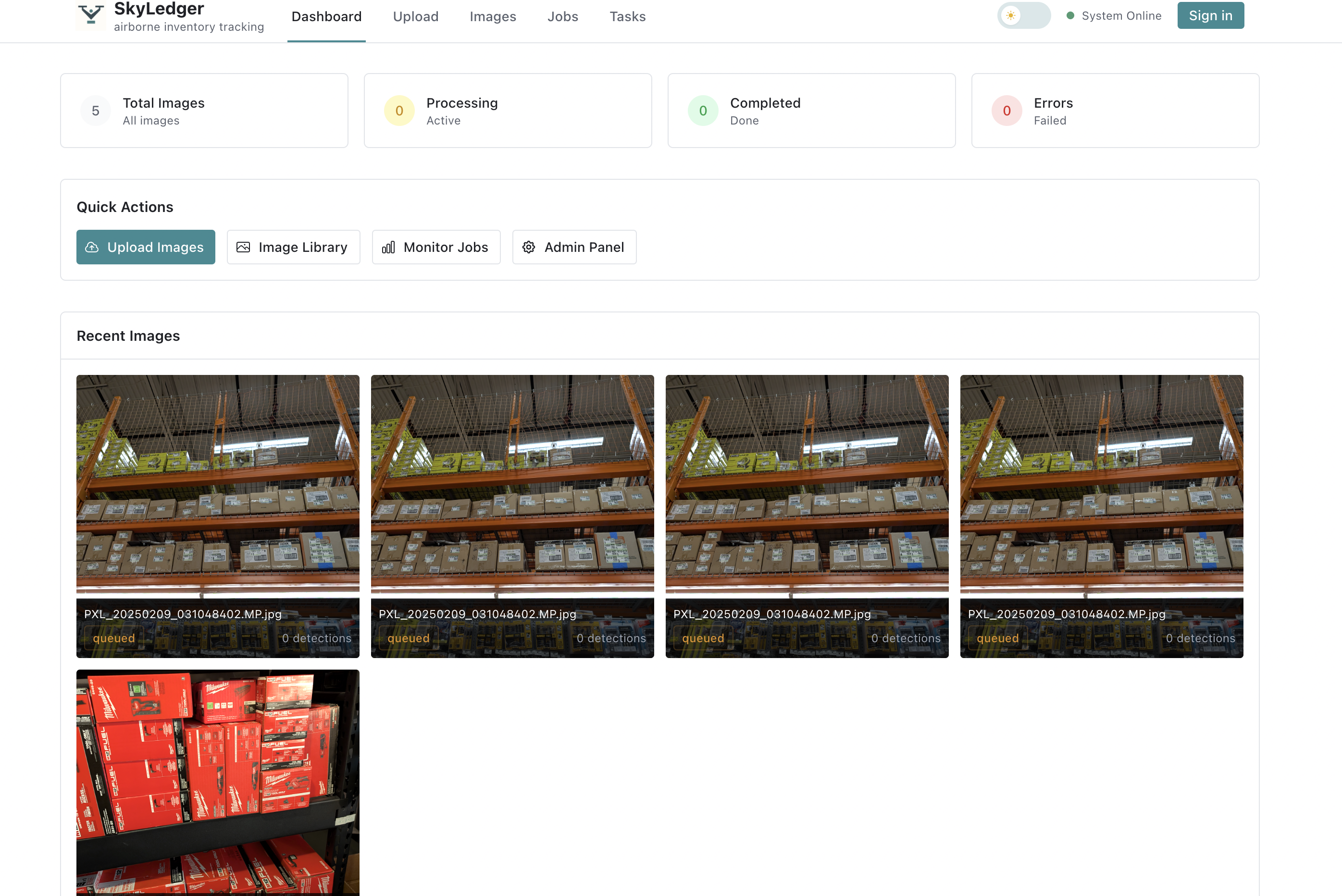 SkyLedger (Eye-in-the-Sky)